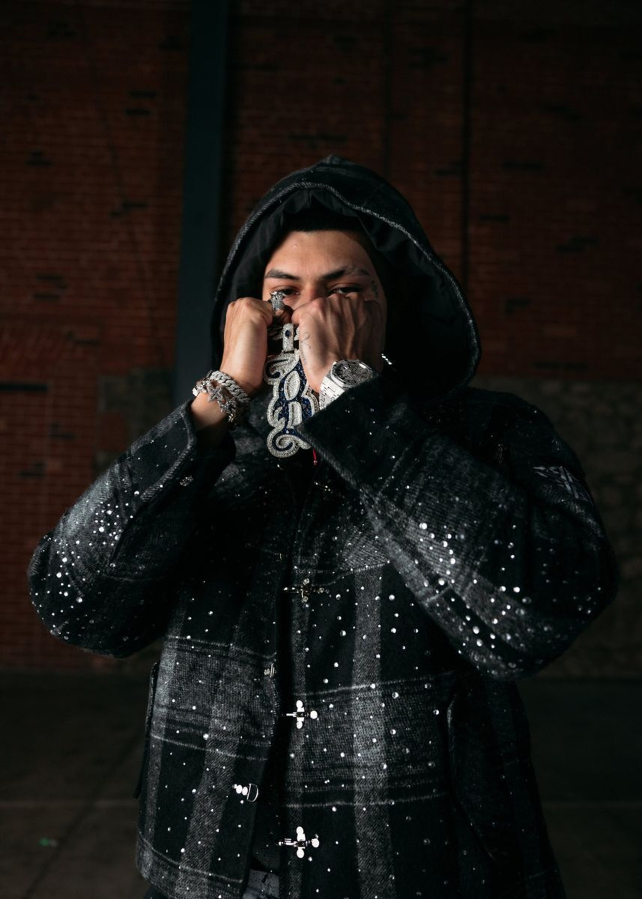 GUAPI / black glacier jacket black