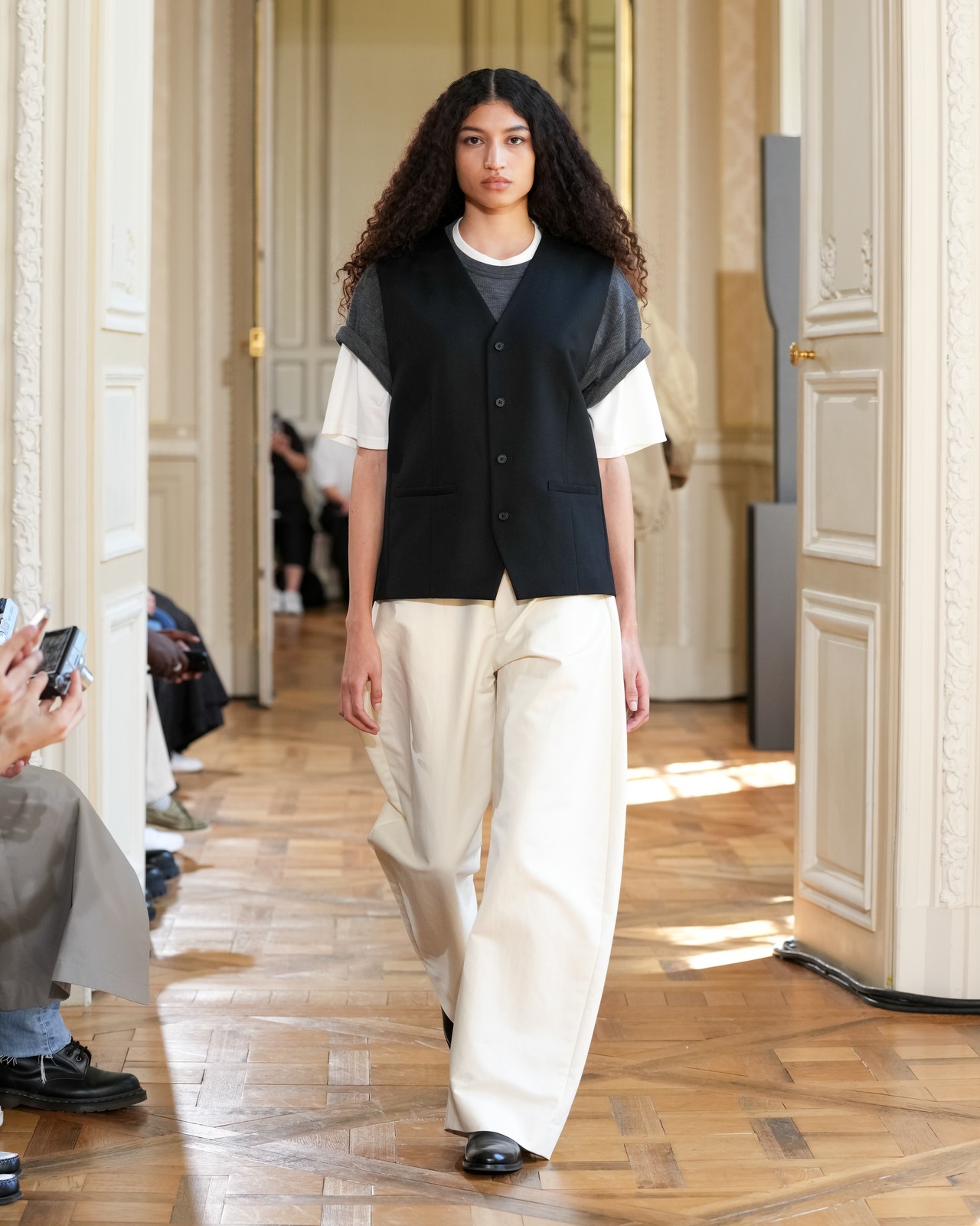 ssstein "SUVIN COTTON BASIC TEE〔OFF WHITE〕"