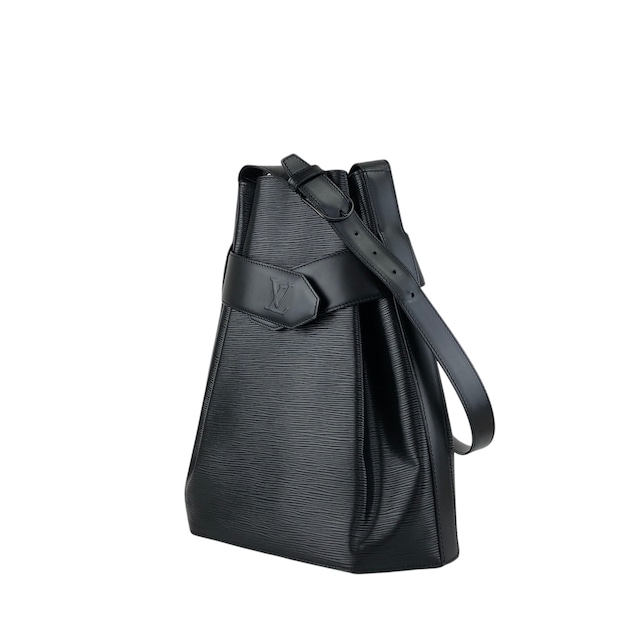 LOUIS VUITTON ルイヴィトン サックデポール エピ ショルダーバッグ ブラック レザー 巾着 vintage ヴィンテージ オールド b75b8t