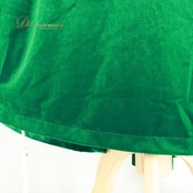 フラダンス 衣装 FANCY DRESS ファンシードレス ワンピース ドレス グリーン系 緑 ベロア生地 無地 ノースリーブ ハワイアン アロハ フラ ダンス レッスン 練習 ハワイアンダンス 光沢感 高級感 華やか 鮮やか かわいい おしゃれ 上品 大人っぽい 練習着 レッスンウェア ダンス衣装