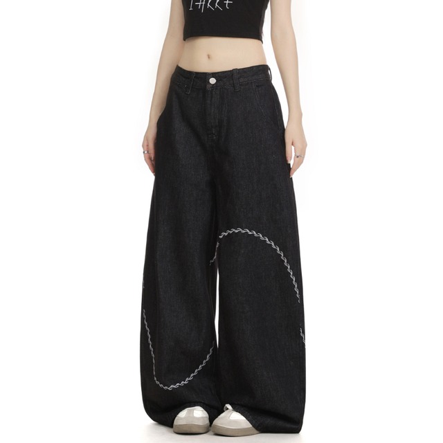 chain design denim　チェーンデザインデニム　J1524