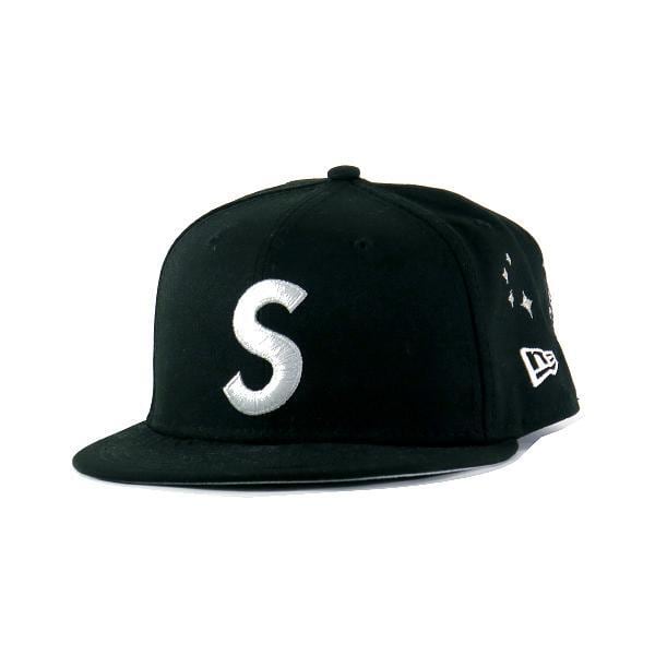 7 5/8  supreme new era S LOGO cap 黒　XL