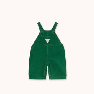 送料無料 tinycottons/DUNGAREE CORDUROY BABY - dark emerald
