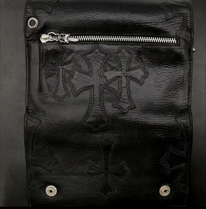 CHROME HEARTS クロムハーツ ウェーブウォレット 三つ折り財布 長財布