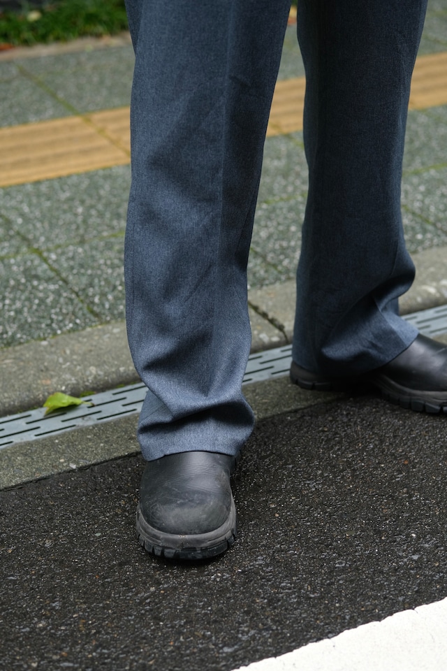 Utah/80-90's "LEVI'S" ACTION SLACKS/blue gray