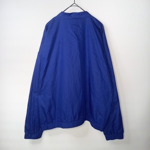 90s　アディダス　ハーフジップ　ナイロン　プルオーバー　刺繍ロゴ　レトロ