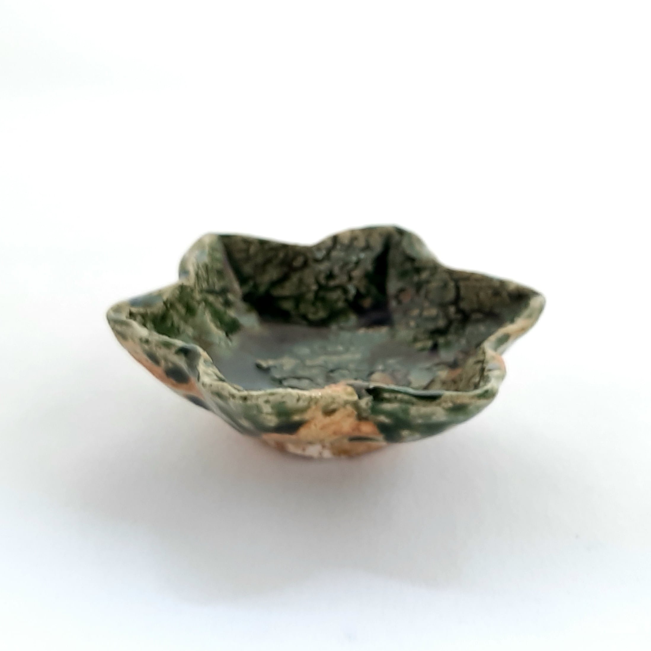 織部渇水花形小付【榛澤宏】 | うつわや はんのき