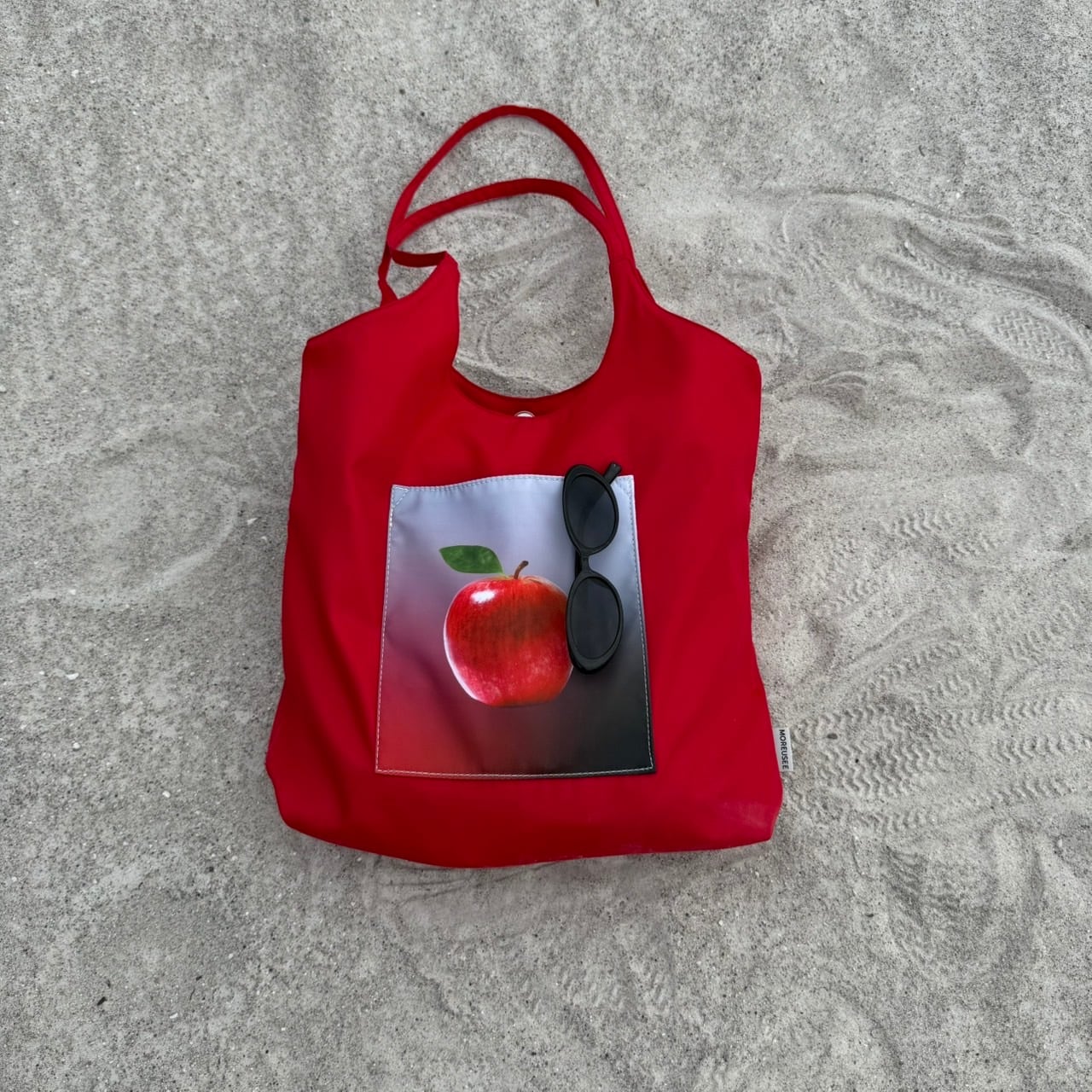 リンゴ柄トートバッグ_MS003 | lanan(ラナン)