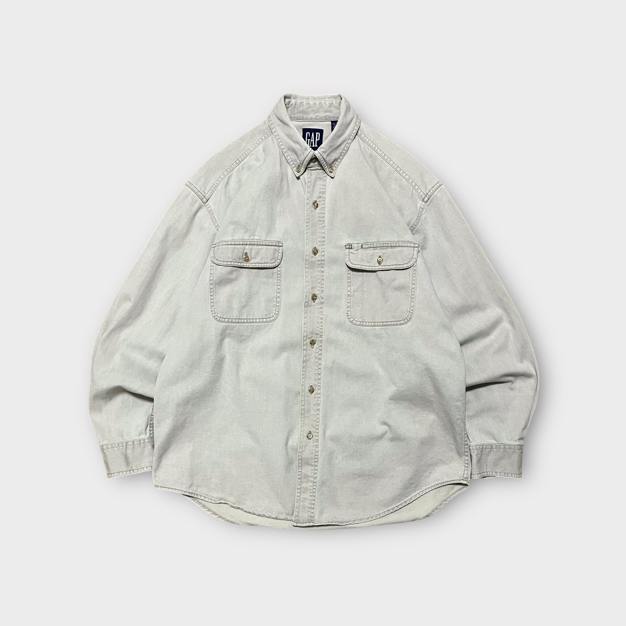 【GAP】1990's コットンツイルボタンダウンシャツ