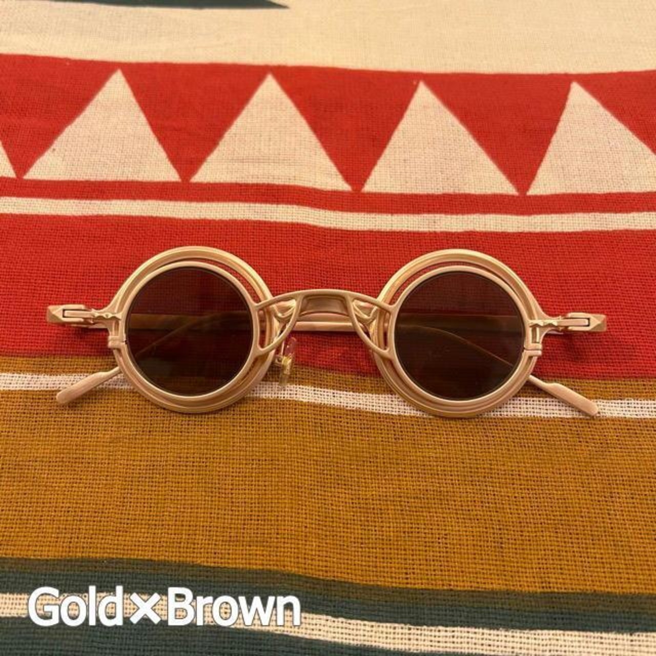 TOPANGA Accessory 2-Way Metal Round Sunglasses Metal Round Sunglasses 2-Way Sunglasses