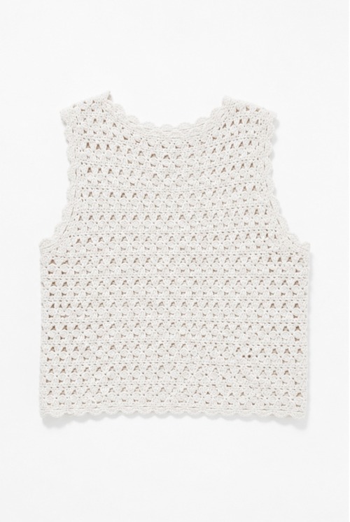 summer crochet knit (white)
