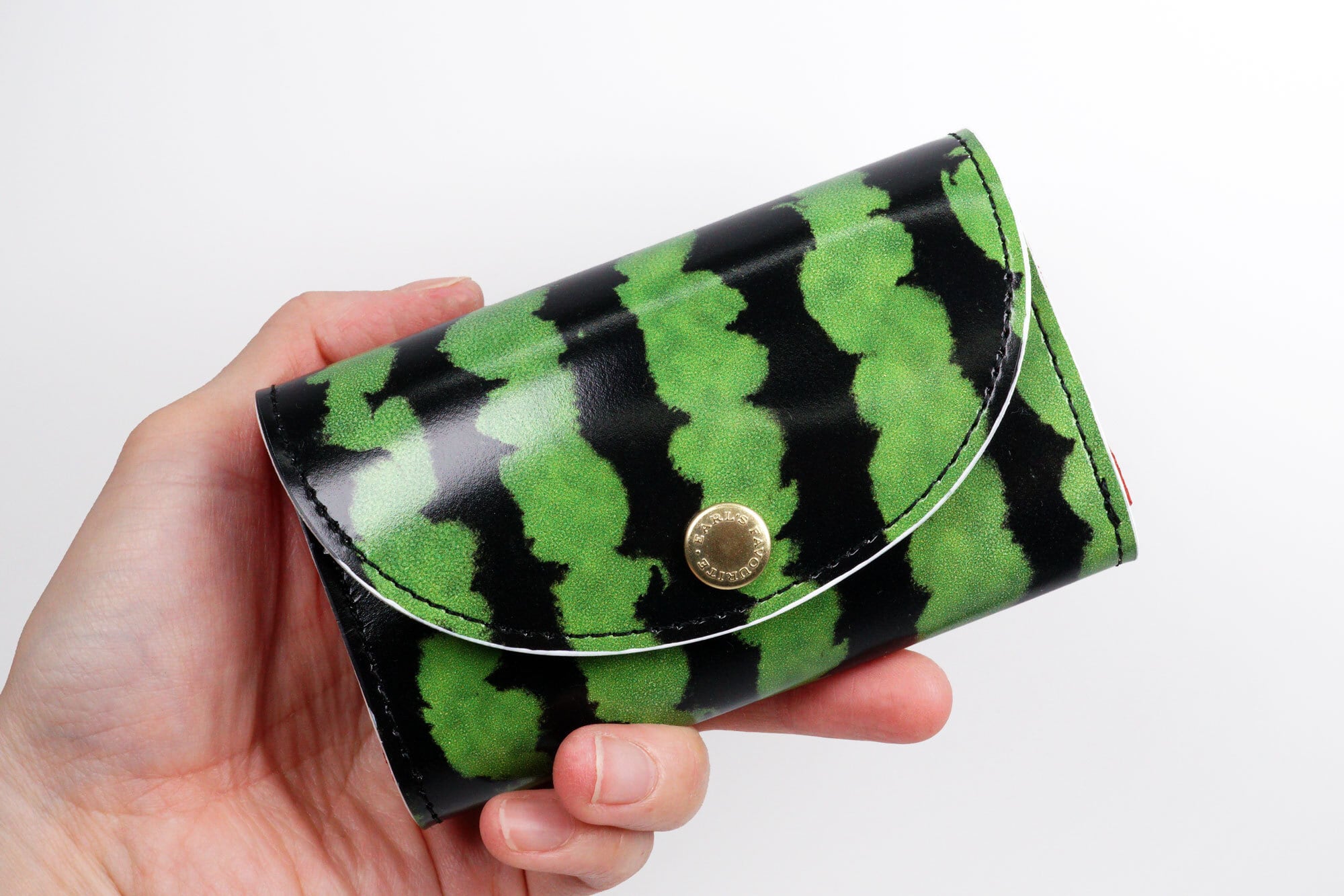 スイカなカードケース（牛革製名刺入れ） | EARL'S FAVOURITE