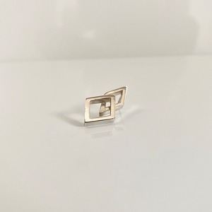 STUD EARRING RHOMBUS × RHOMBUS スタッドピアス　ロンバス × ロンバス