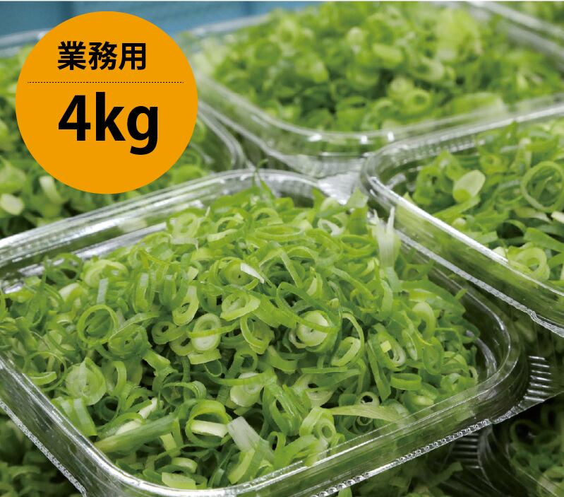 業務用カットネギ・きざみネギ4キロ（500g✕8袋）国産【80サイズ