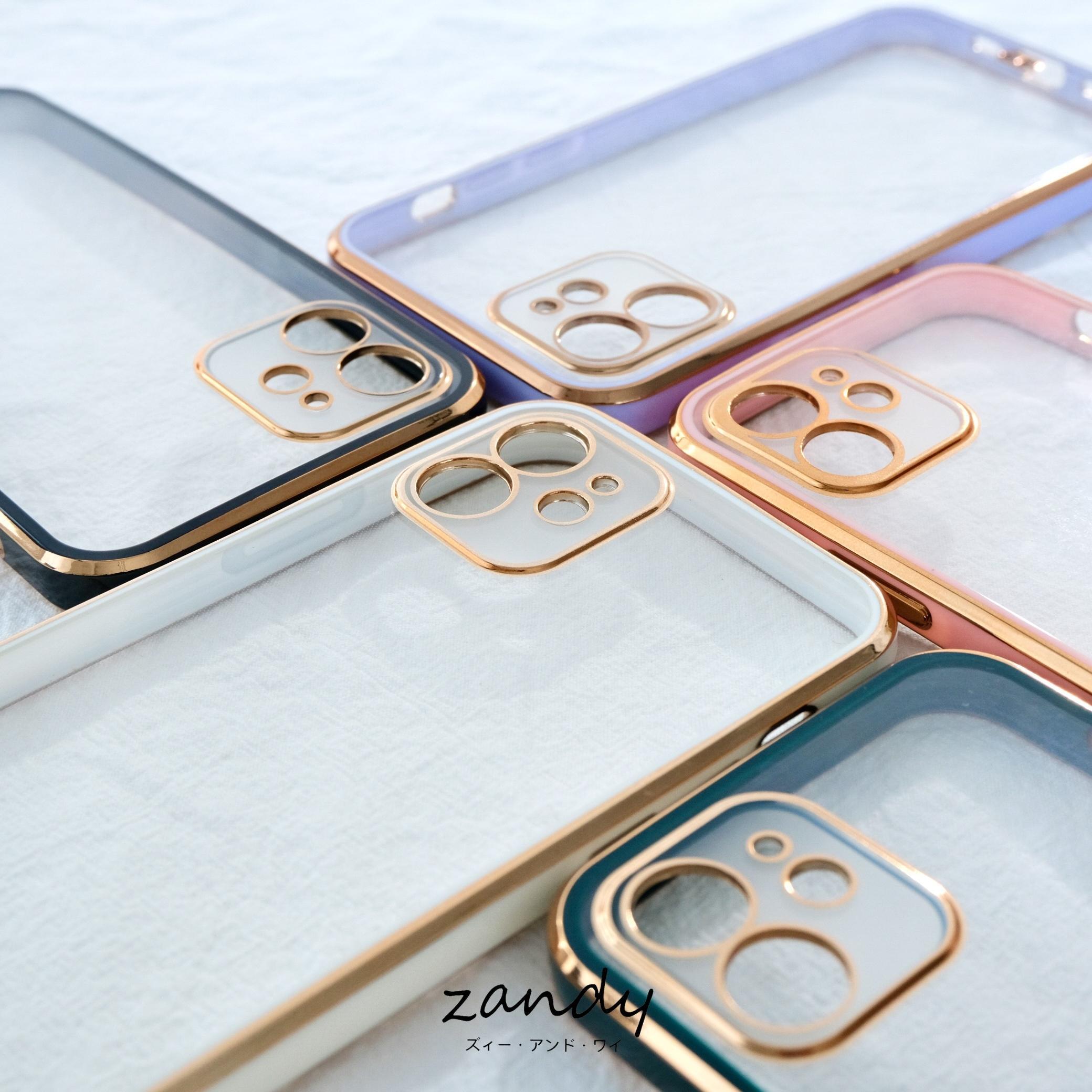 フレームカラーiPhoneケース】フレームカラークリアケース | zandy