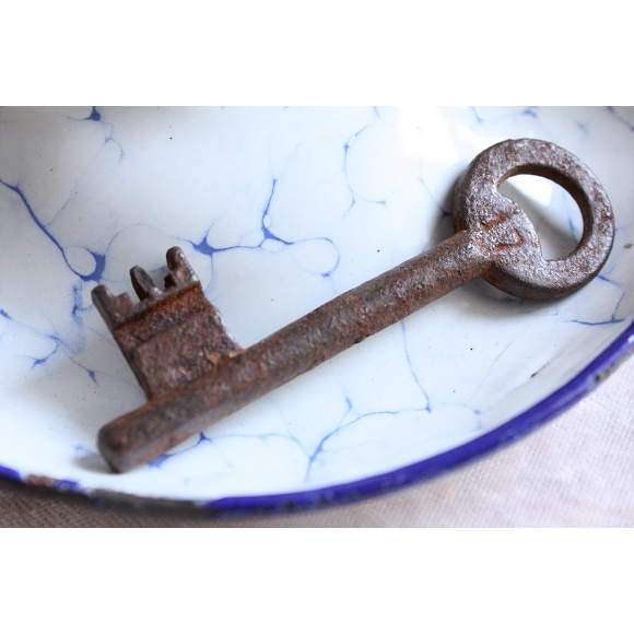 フランス 幸せのアンティークキー「17」 [c008] | shanachie