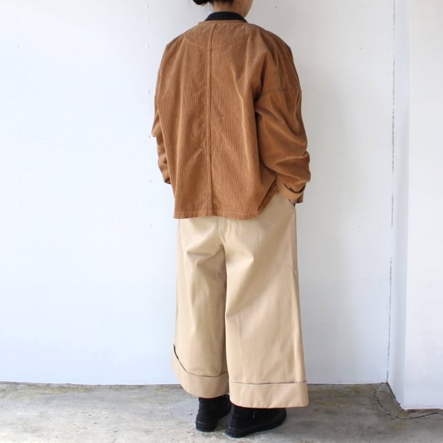 HAVERSACK キャバリーツイルキュロットパンツ Beige | C.COUNTLY