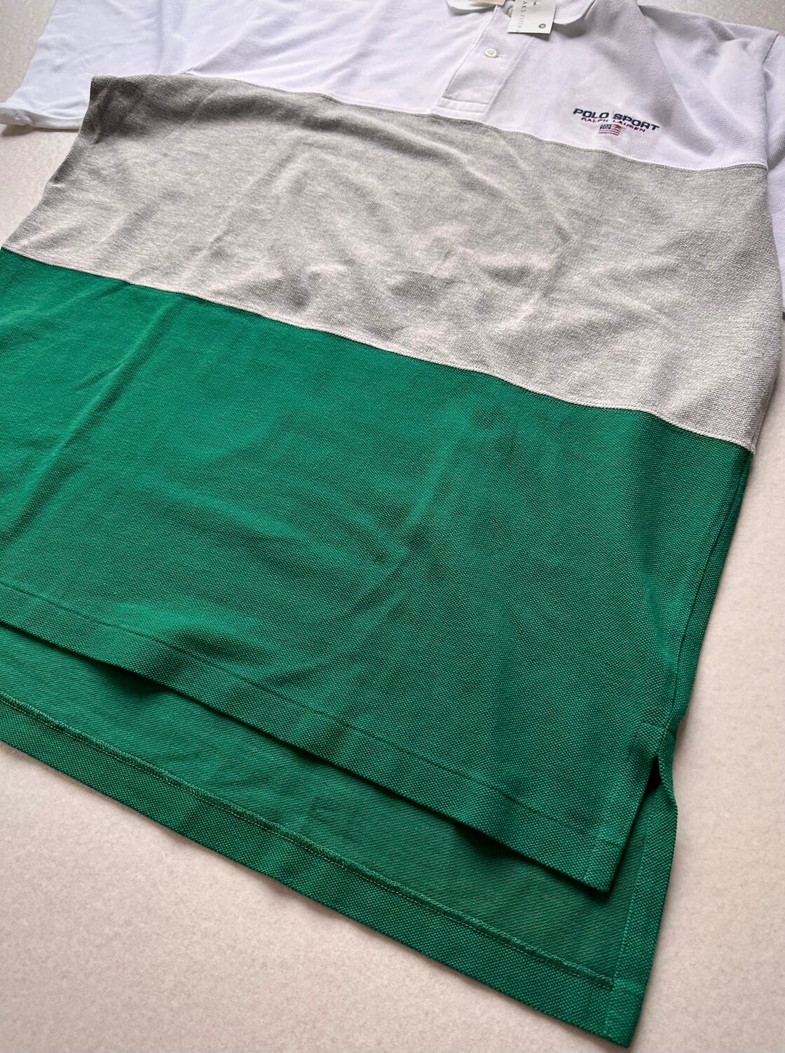 DEAD STOCK 90s “ RALPH LAUREN - POLO SPORT ” S/S CLASSIC POLO 