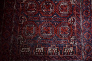 081 - Vintage tribal rug