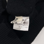 M・U SPORTS エムユースポーツ ミエコウエサコ タートルネック ウールニットセーター サイズ 40 /ブラック/レディース/ゴルフ