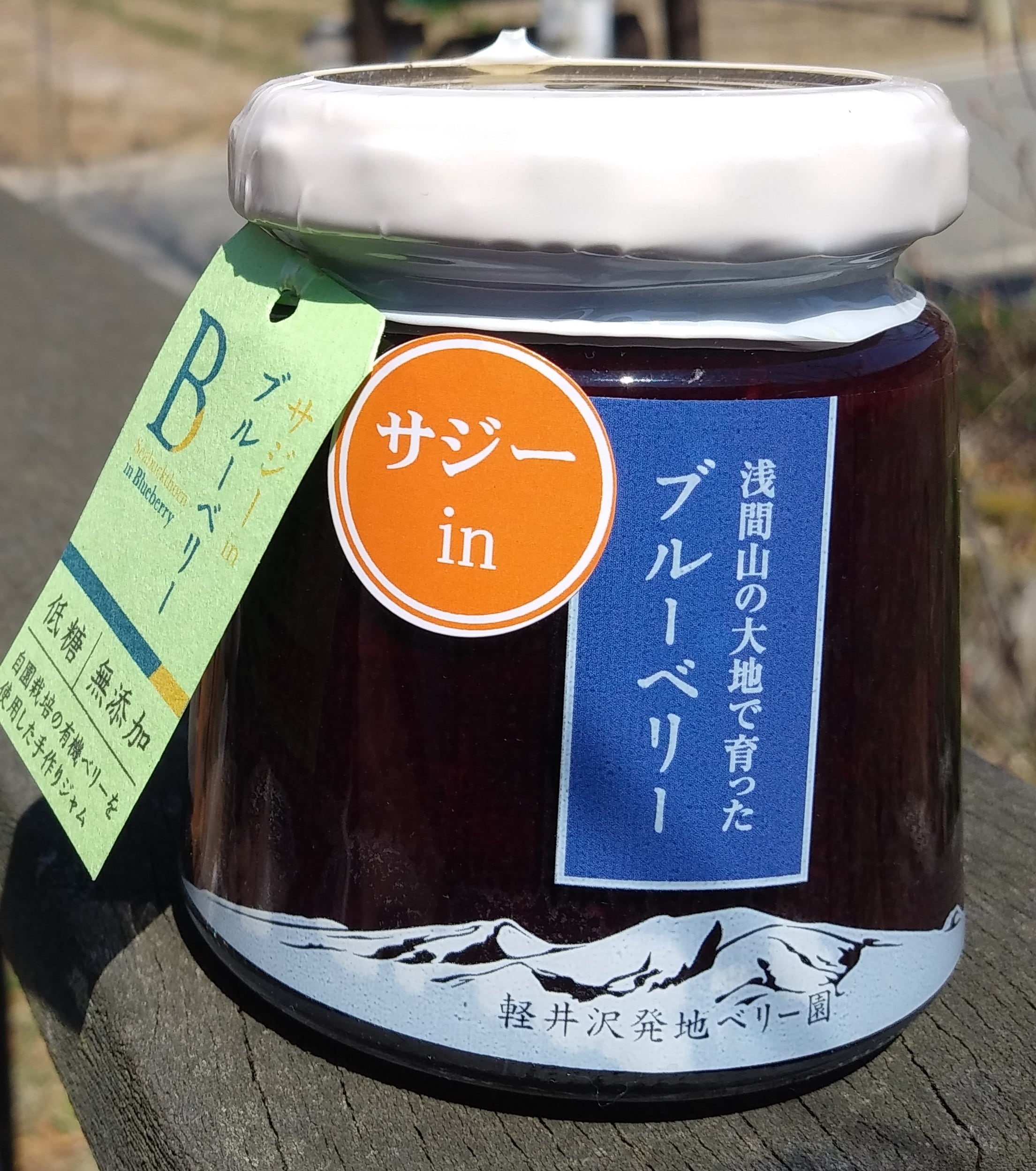サジーinブルーベリージャム150g | 軽井沢発地ベリー園