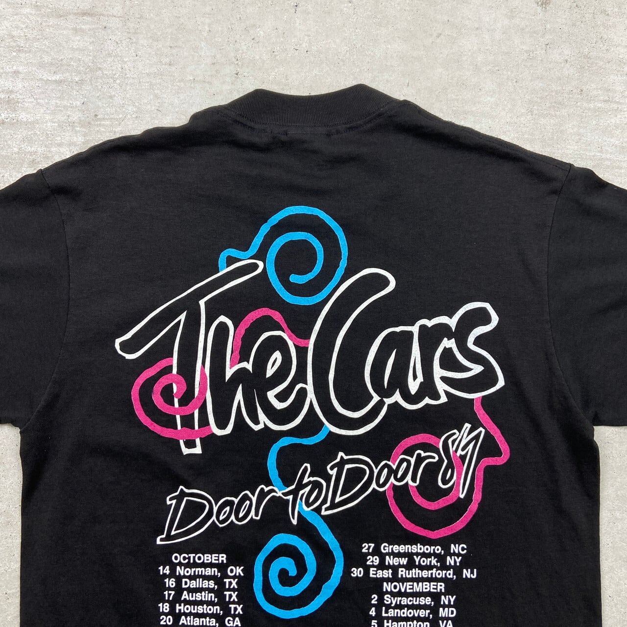 80年代 USA製 THE CARS ザ カーズ DOOR TO DOOR バンドTシャツ 80年代 USA製 THE CARS ザ カーズ DOOR TO DOOR バンドTシャツ