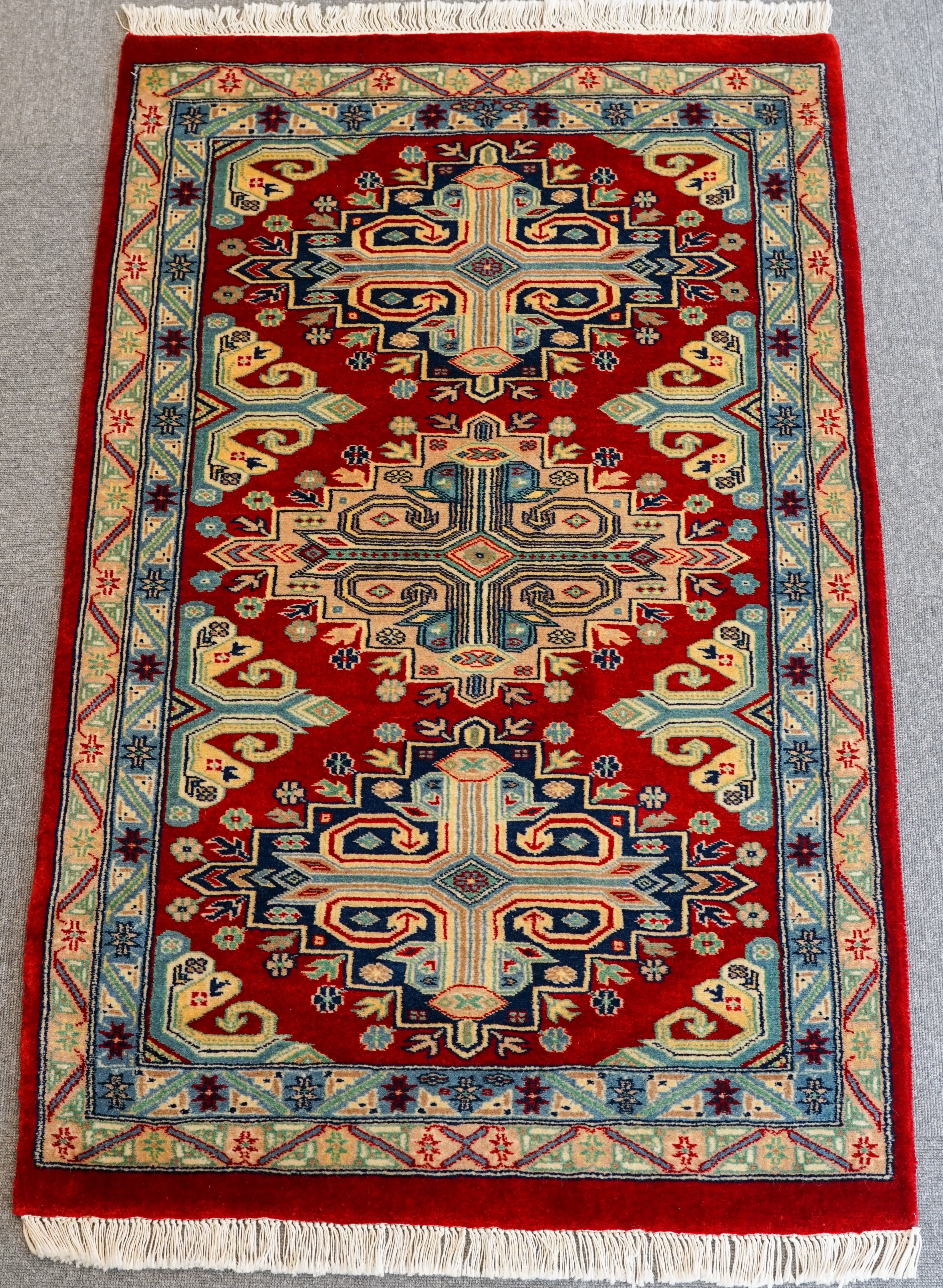 124×76cm【パキスタン手織り絨毯】 | Decorworks