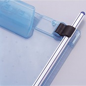 リヒトラブ バインダー クリップボード A4E クリスタル A5010-25