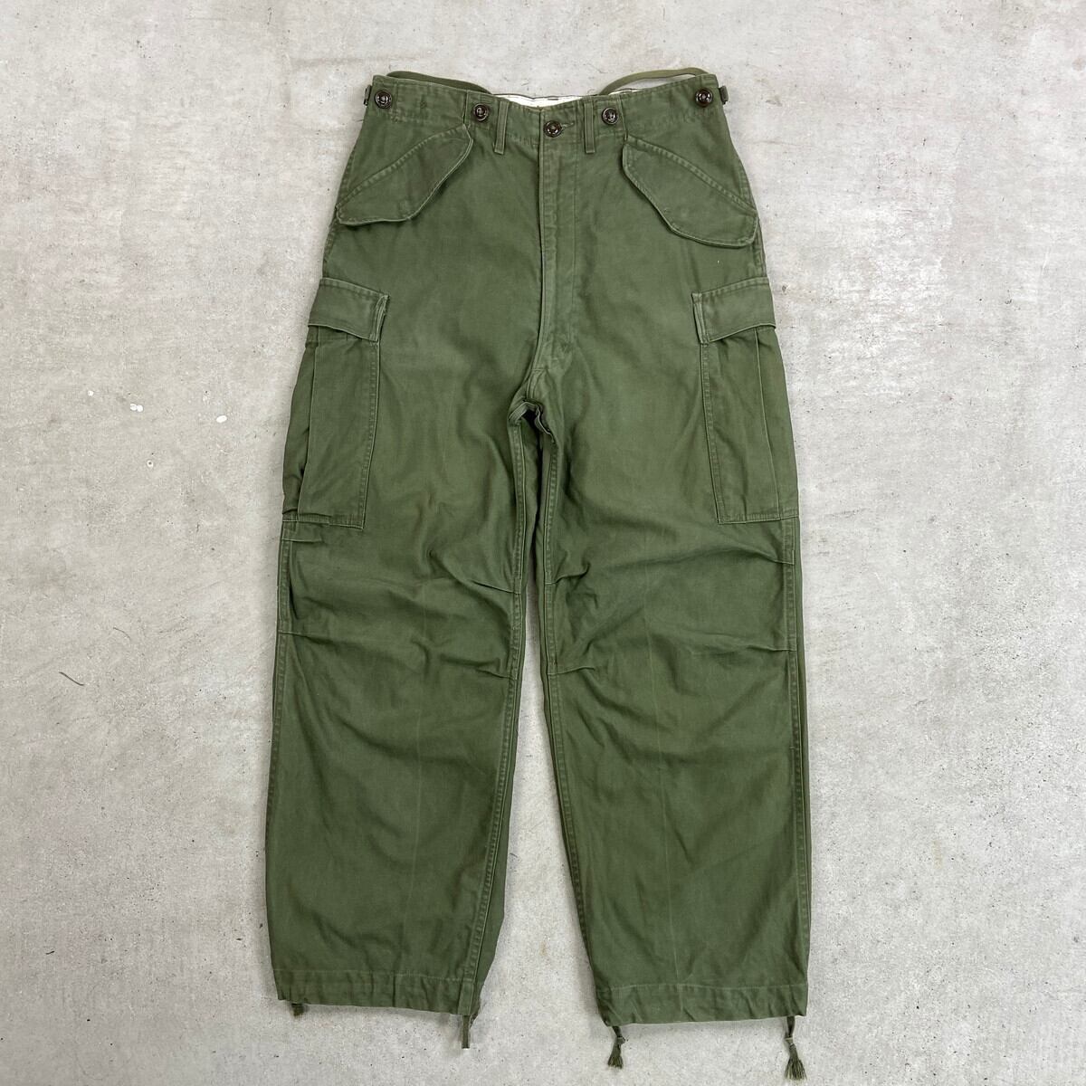 50年代 U.S.ARMY 米軍実品 M-51 フィールドパンツ メンズW32相当 古着