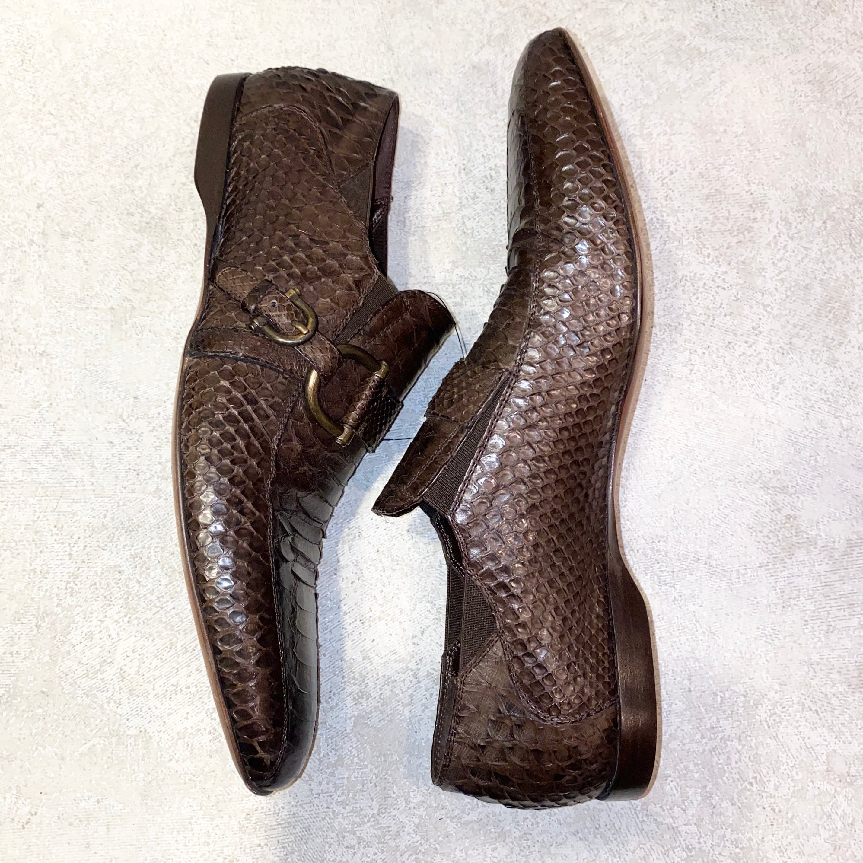 CESARE PACIOTTI python leather shoes | NOIR ONLINE