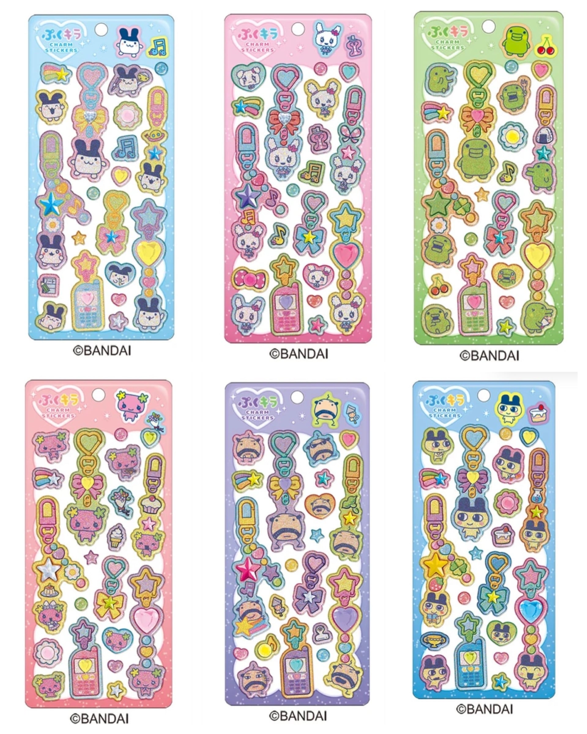 【予約商品】たまごっち ぷくキラチャームステッカー