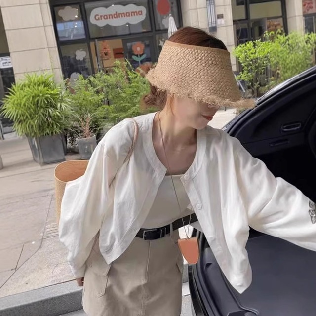 【コート】 夏 ブルゾン レディース きれい め ウィンドブレーカー アウター 春 夏 秋 20代 30代 40代 50代 ジャンパー ジャケット アウター カジュアル おしゃれ カジュアル ホワイト 白 グレー  S M L XL