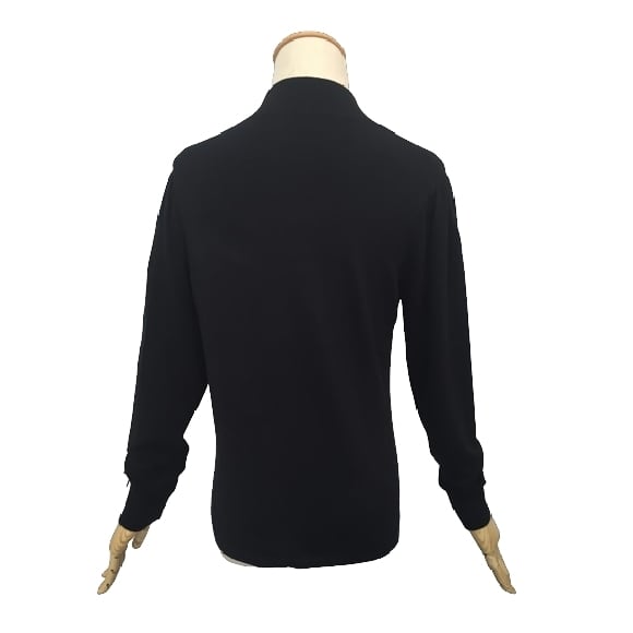 スーパービューティー セーター 香水瓶&花刺しゅう入り ハイネック