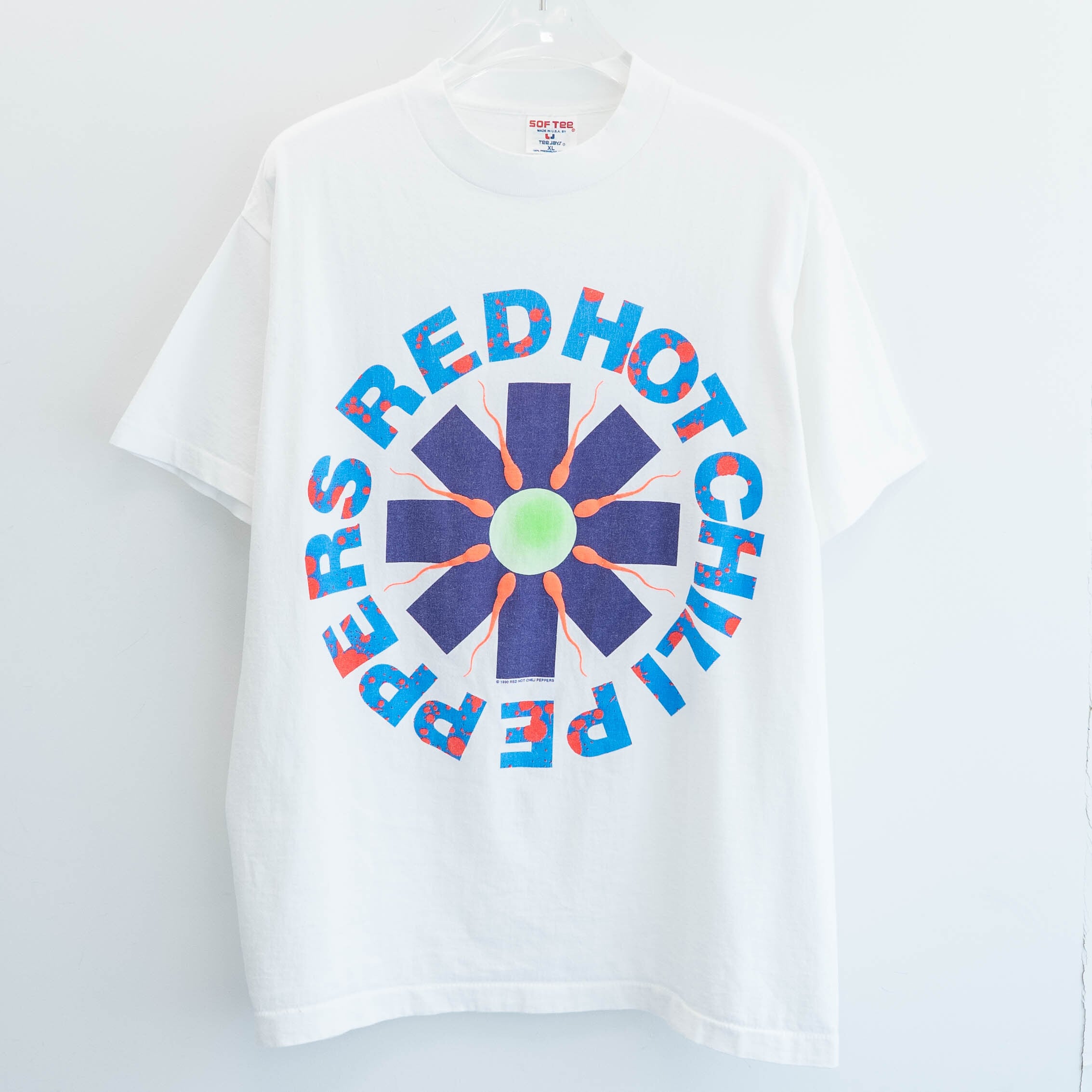 Red Hot Chili Peppers ” Sperm ” Sof Tee XL 【A9-191】