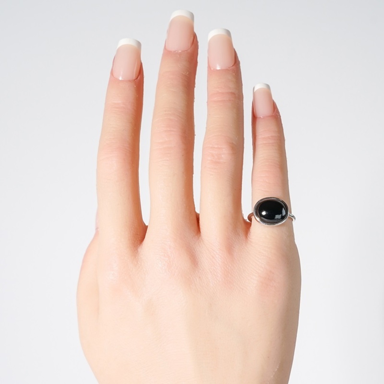 【9号】ブラックオニキス リング(SV)