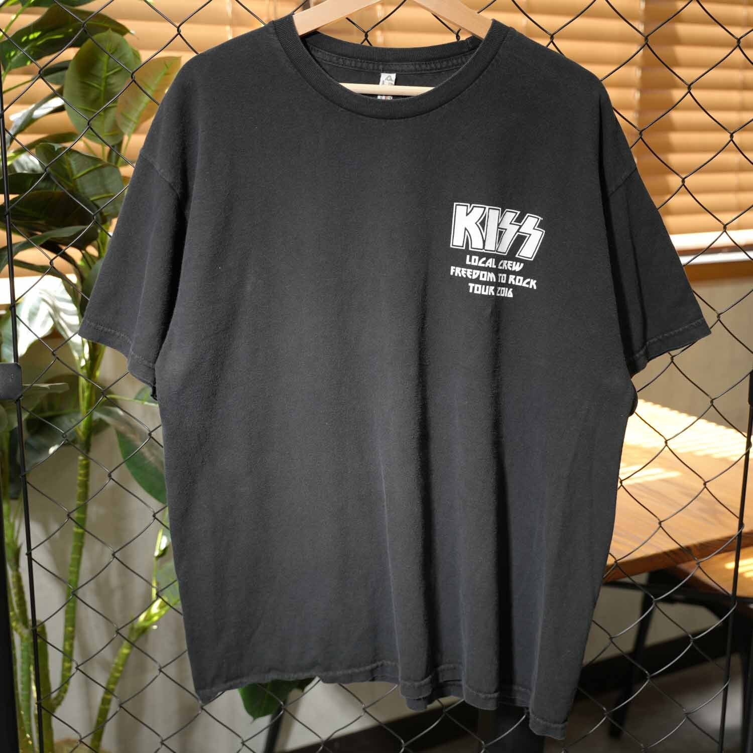 90s FAMILY TREE OF ROCK & ROLL Print T-Shirt（L）BLACK | PAY ID