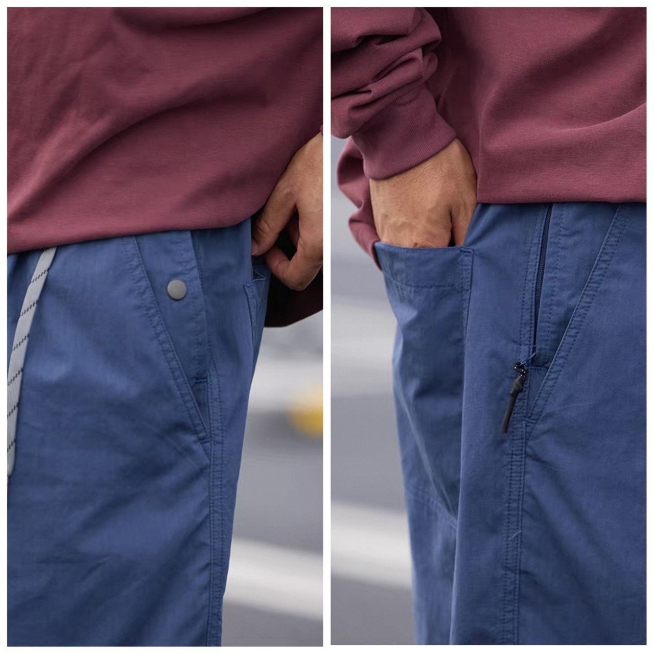 Relaxed fit wide leg pants 1047 - 16