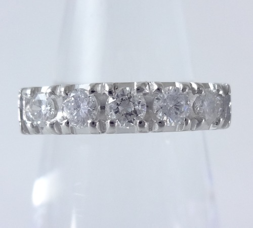 【SOLD OUT】ダイヤモンド　一文字デザイン　リング　プラチナ　0.51ct　～ 【Good Condition】 Diamond Straight Design Ring Platinum 0.51ct～
