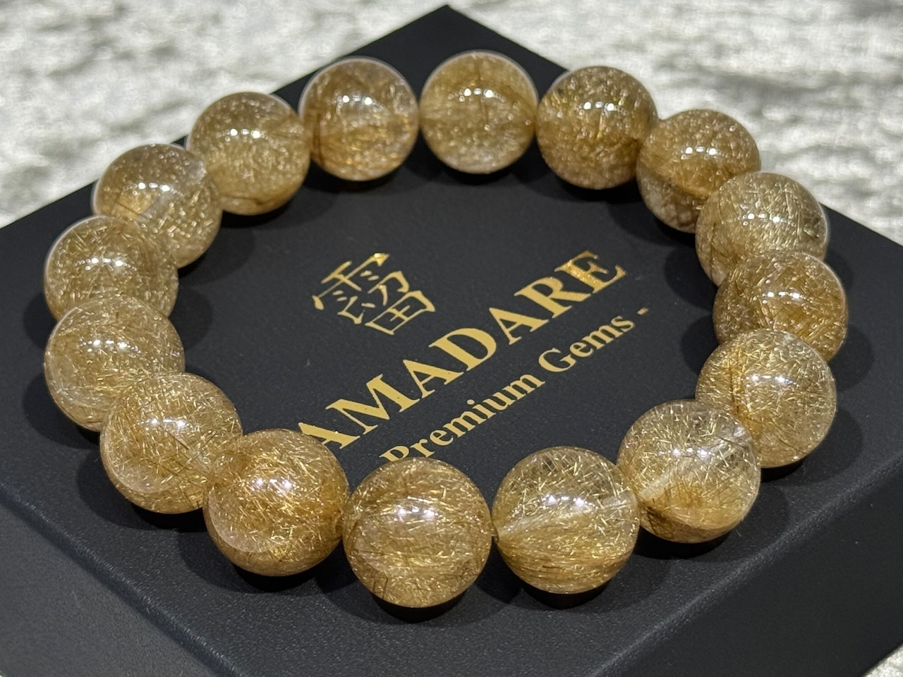 No.1082【SS】ヴィーナスヘアルチルクォーツブレスレット