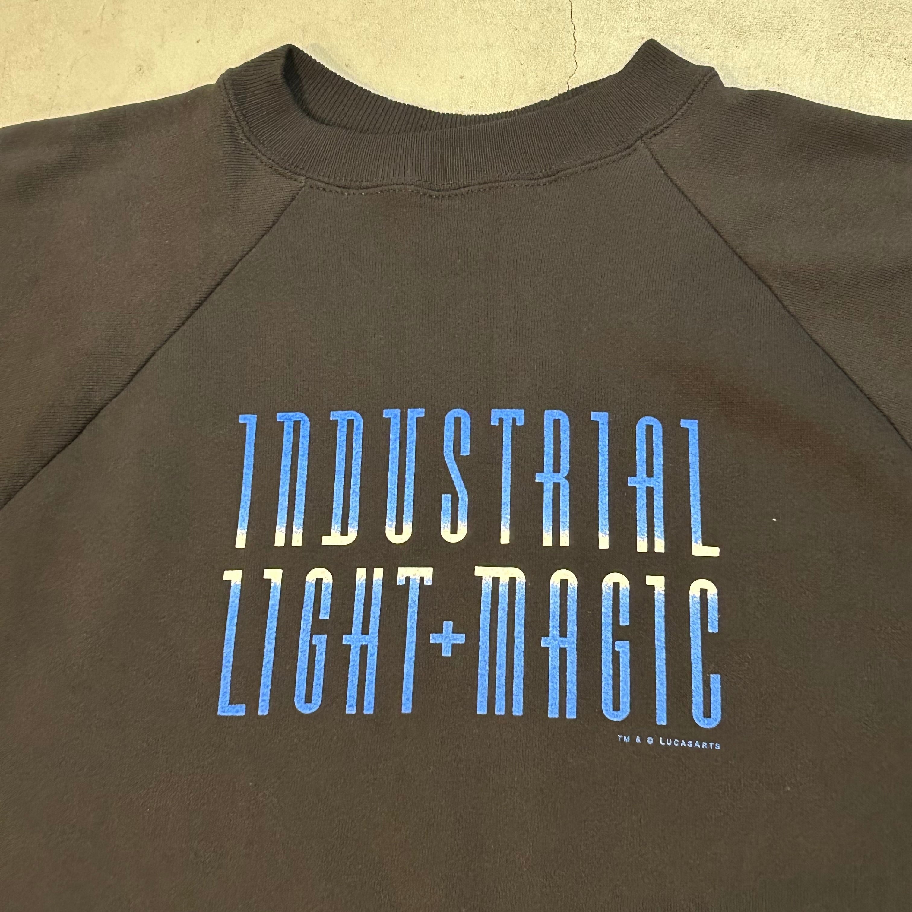 Dead Stock!! 1990s INDUSTRIAL LIGHT & MAGIC sweat | What'z up