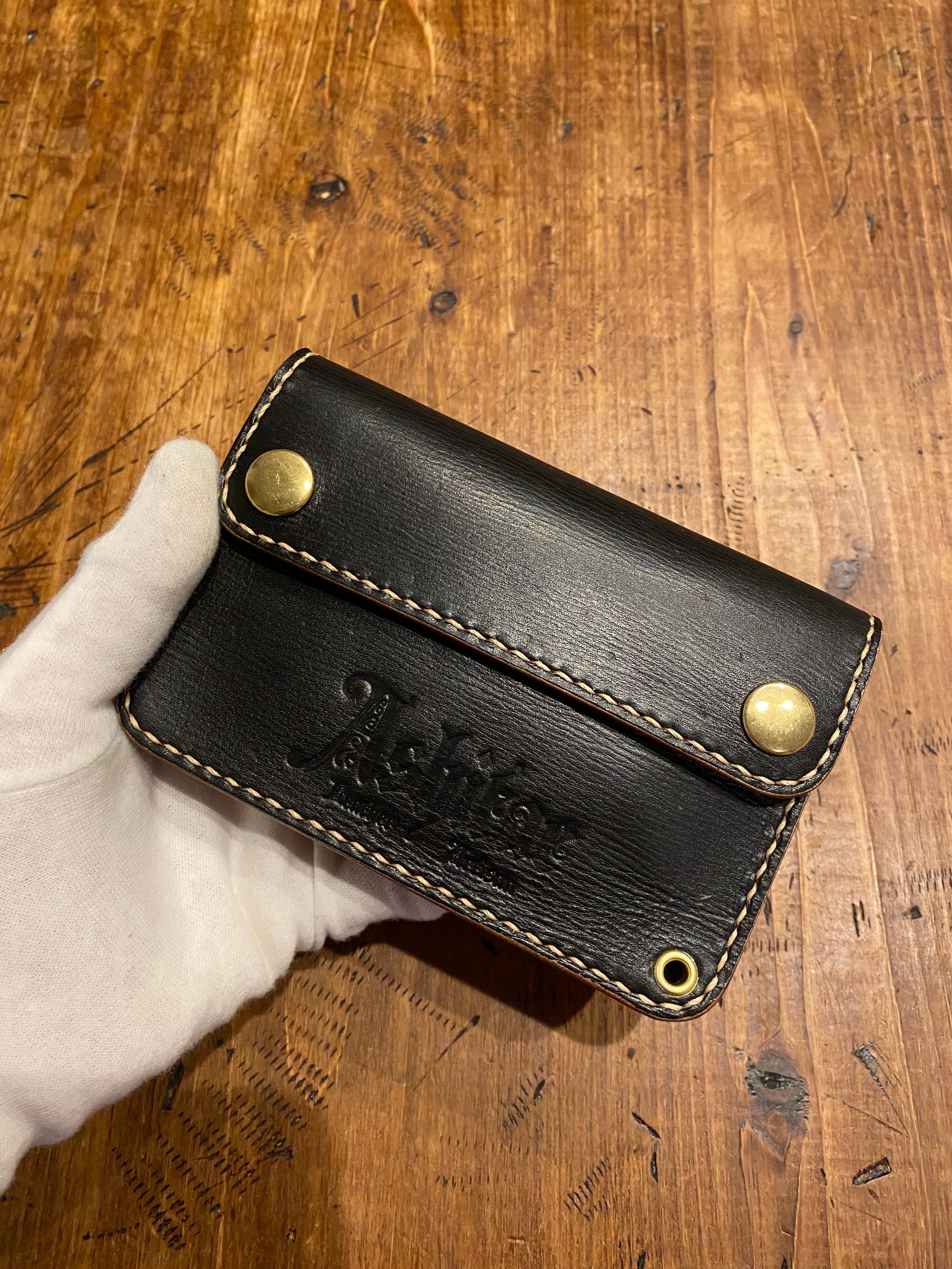 トラッカーウォレット TW01M-BK ミニ ブラック 財布 | ashitae