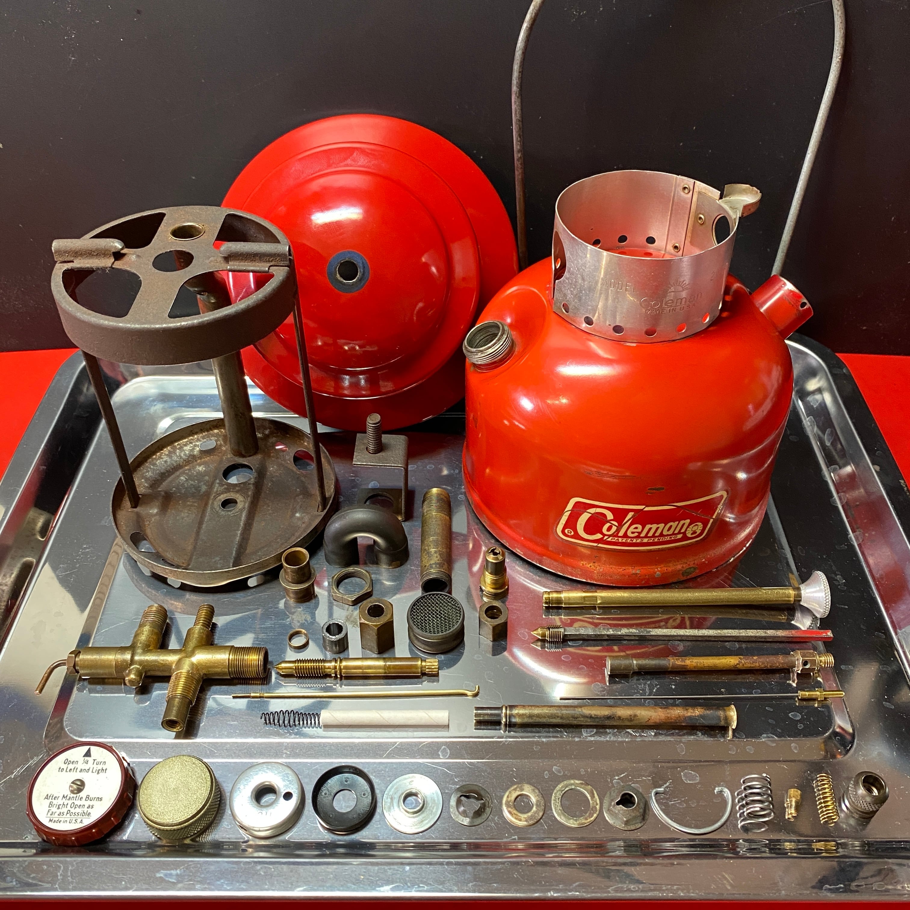 962【1965年5月製造】ジャンク 200A コールマン ビンテージ 962【1965年5月製造】ジャンク 200A コールマン ビンテージ
