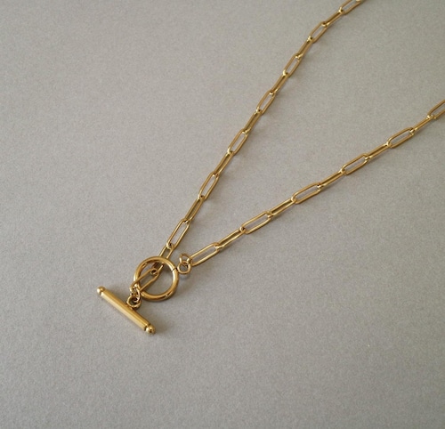 stainless mantel chain necklace N043