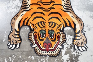 Tibetan Tiger Rug 《Lサイズ•シルク073》チベタンタイガーラグ