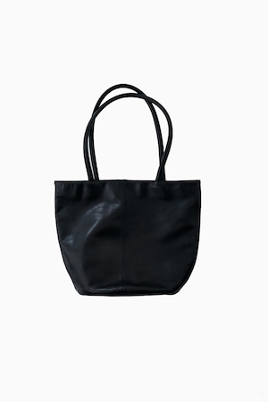 90s サザビー製 agnès b. VOYAGE BLACK LEATHER TOTE BAG