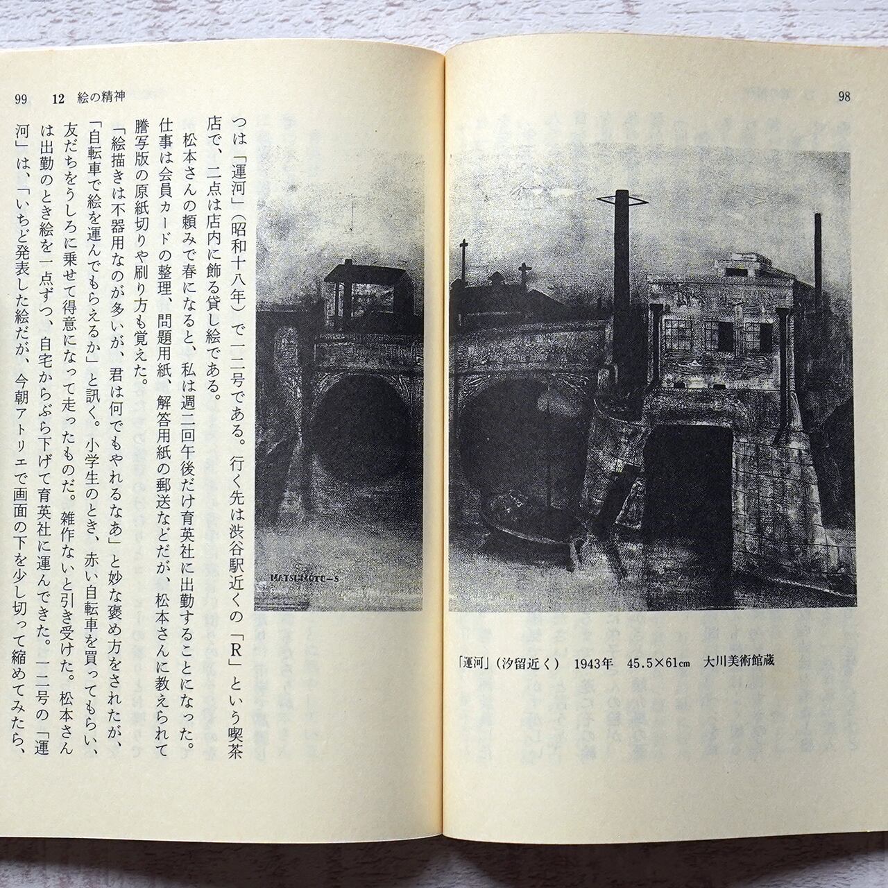 青い絵具の匂い ー松本竣介と私(中公文庫) 中野淳 | タイムカプセル