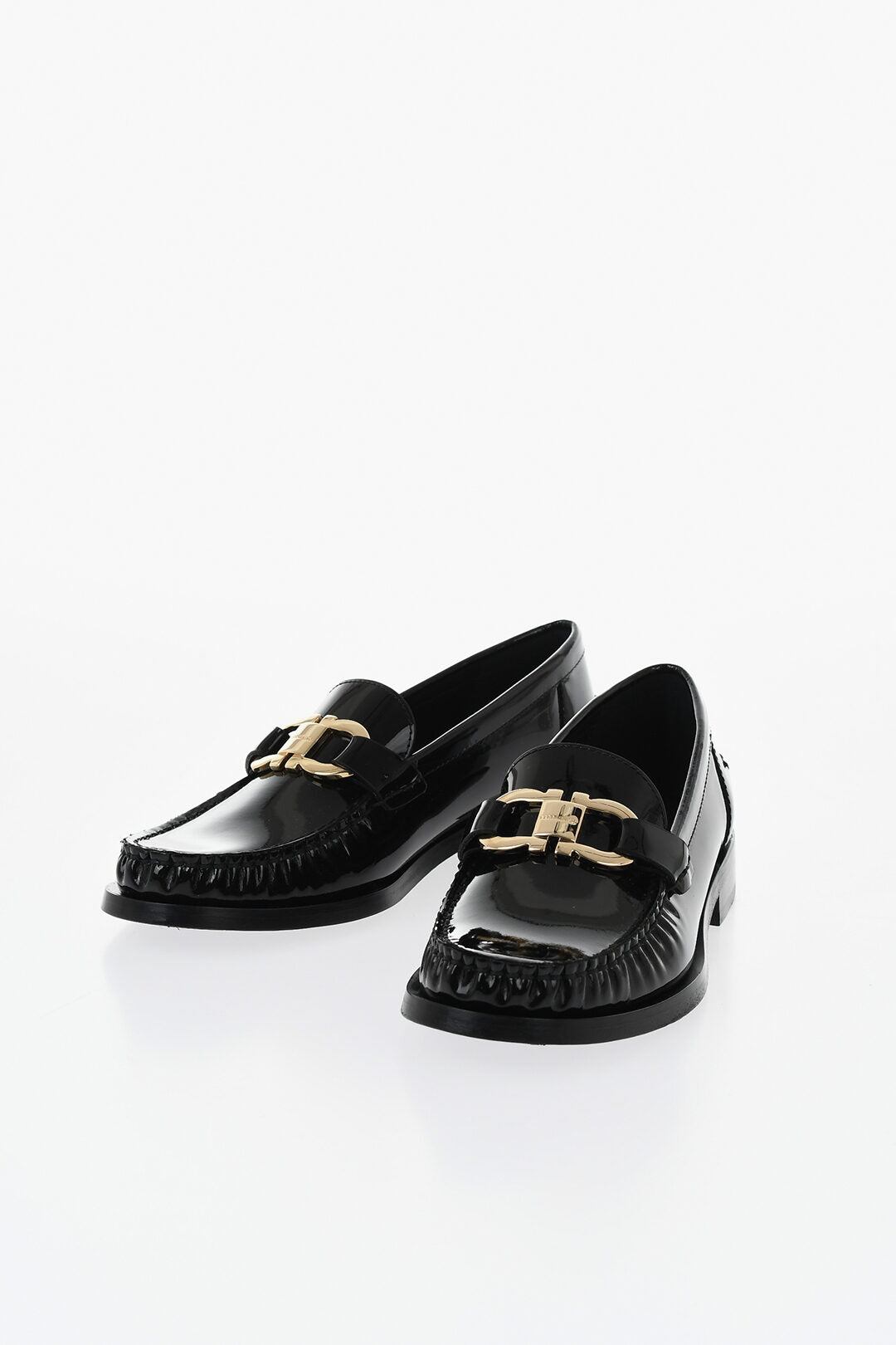 SALVATORE FERRAGAMO サルヴァトーレフェラガモ ローファー カーフレザー・エナメル