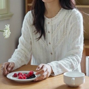 かぎ編みレースブラウス W01021