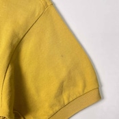 70s 80s CHEMISE LACOSTE シュミーズラコステ 鹿の子 半袖 ポロシャツ 3/マスタード メンズ ビンテージ