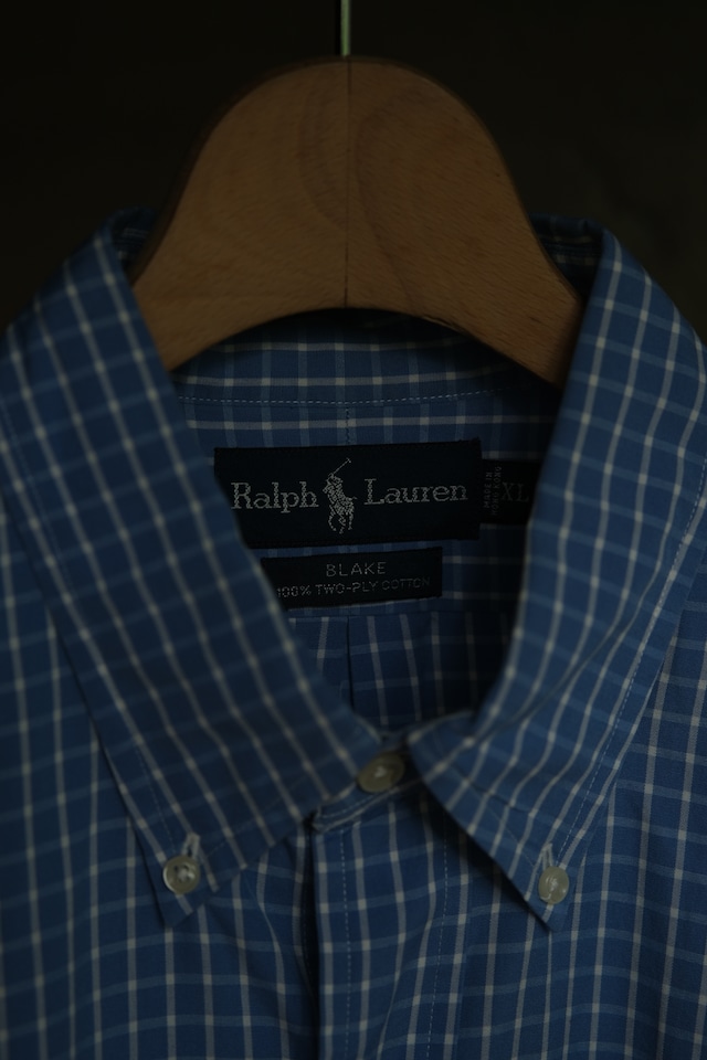 Utah/90's "Ralph Lauren" long sleeve check shirt/BLAKE